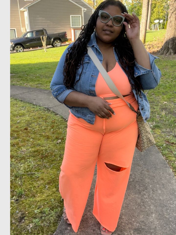 (Plus) French Terry Sweatpants Set (3X)