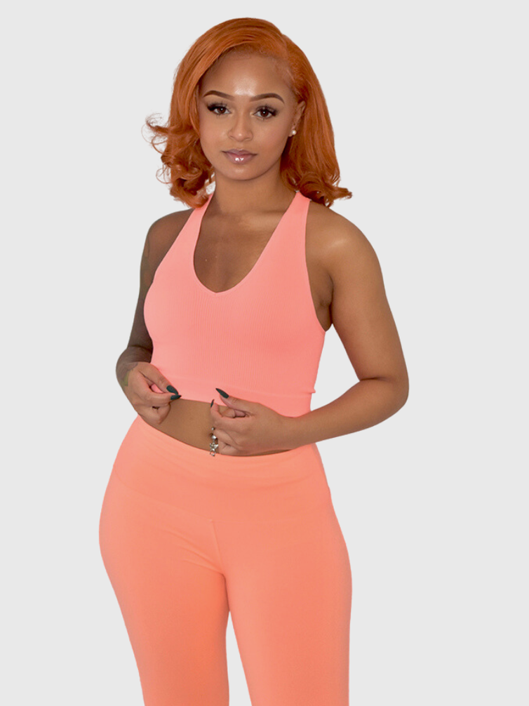 Ribbed Cropped Tank
