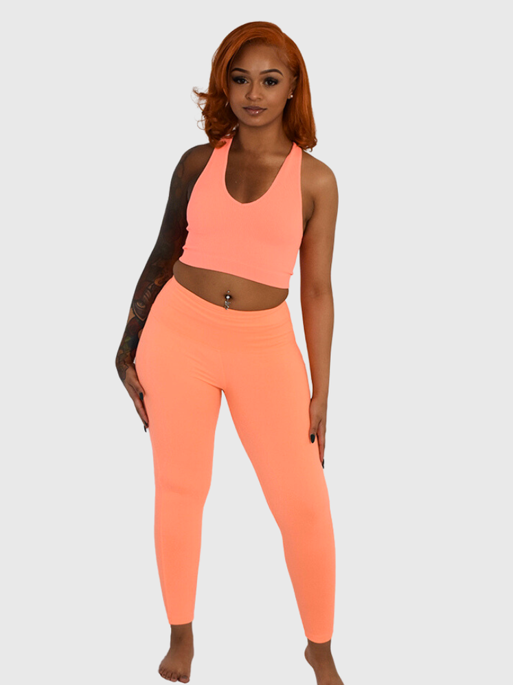 Ribbed Cropped Tank