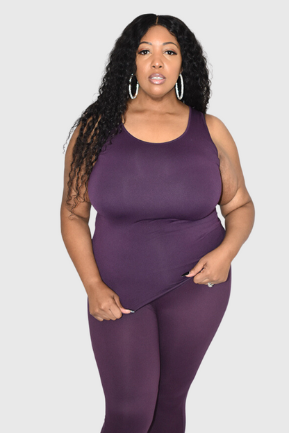 (Plus) Seamless Tank and Leggings Set