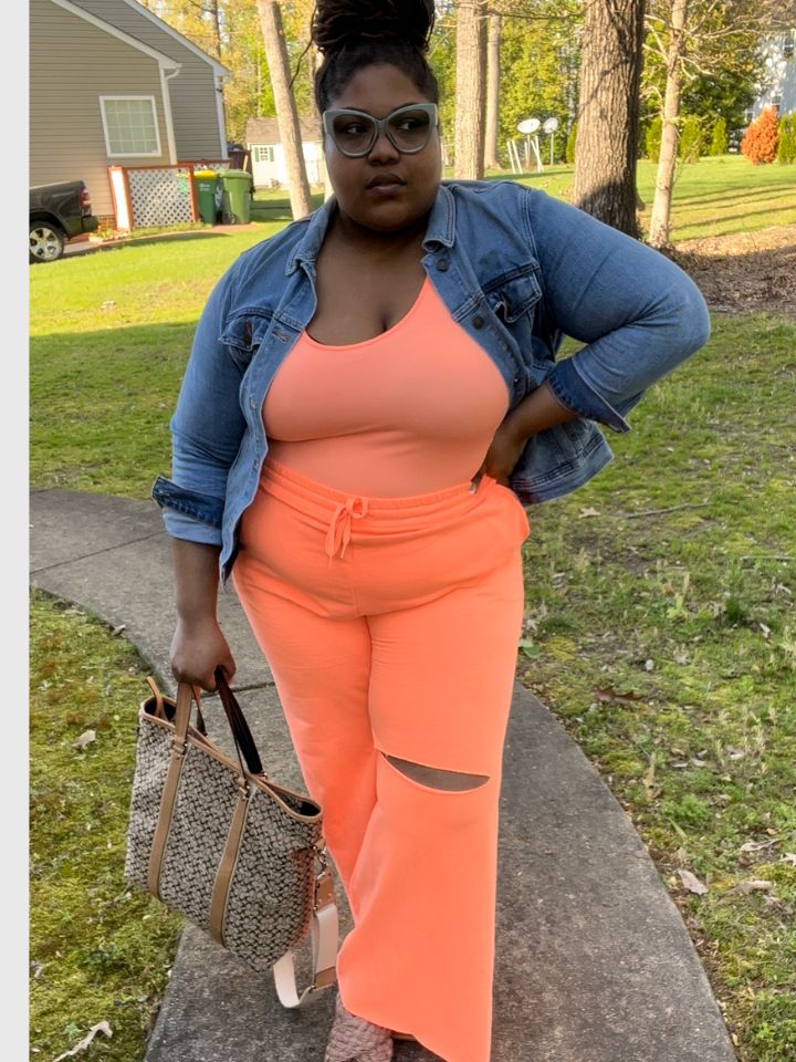 (Plus) French Terry Sweatpants Set (3X)